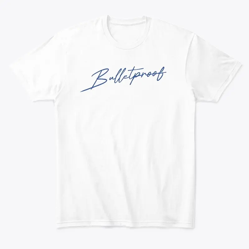 Bulletproof Shirt - White & Blue