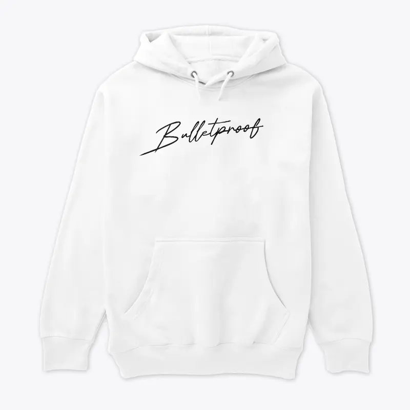 Bulletproof Hoodie - White & Black