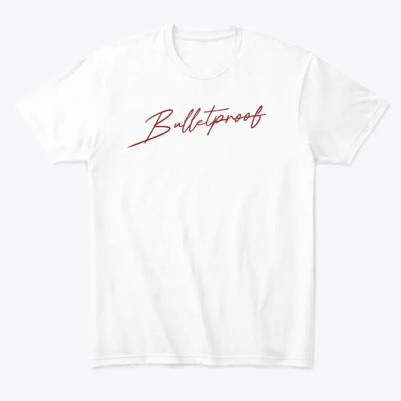 Bulletproof Shirt - White & Red